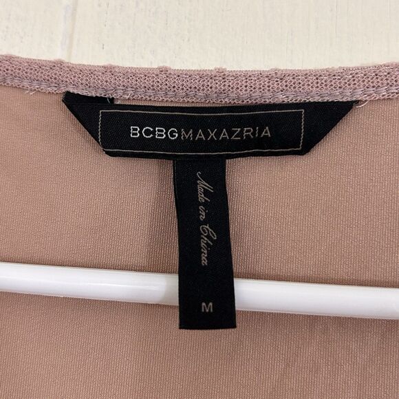 BCBGMaxazaria Amberly Dress Size Medium Lace Mini Dress Women’s Pink Pastel - Picture 11 of 11